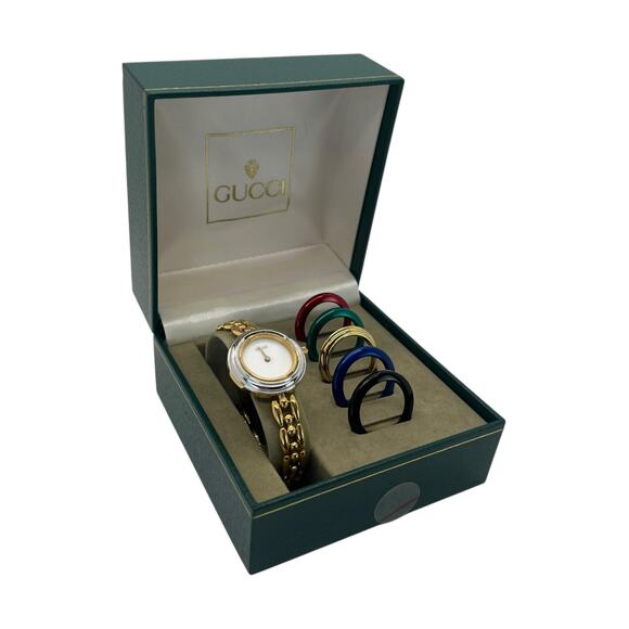 Gucci Vintage Interchangeable Bezel Watch - Picture 3 of 14